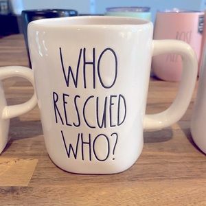 Who Rescued Who? mug ❤️